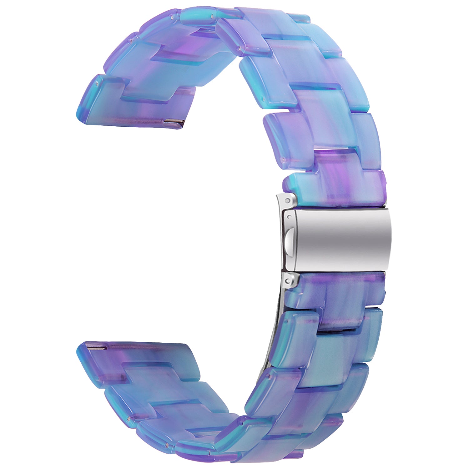 For Nokia Withings Steel HR 40mm Watch Strap 20mm Waterproof Resin Acrylic Bracelet Band - Style A For Nokia Withings Steel HR 40mm Watch Strap 20mm Waterproof Resin Acrylic Bracelet Band - Style A